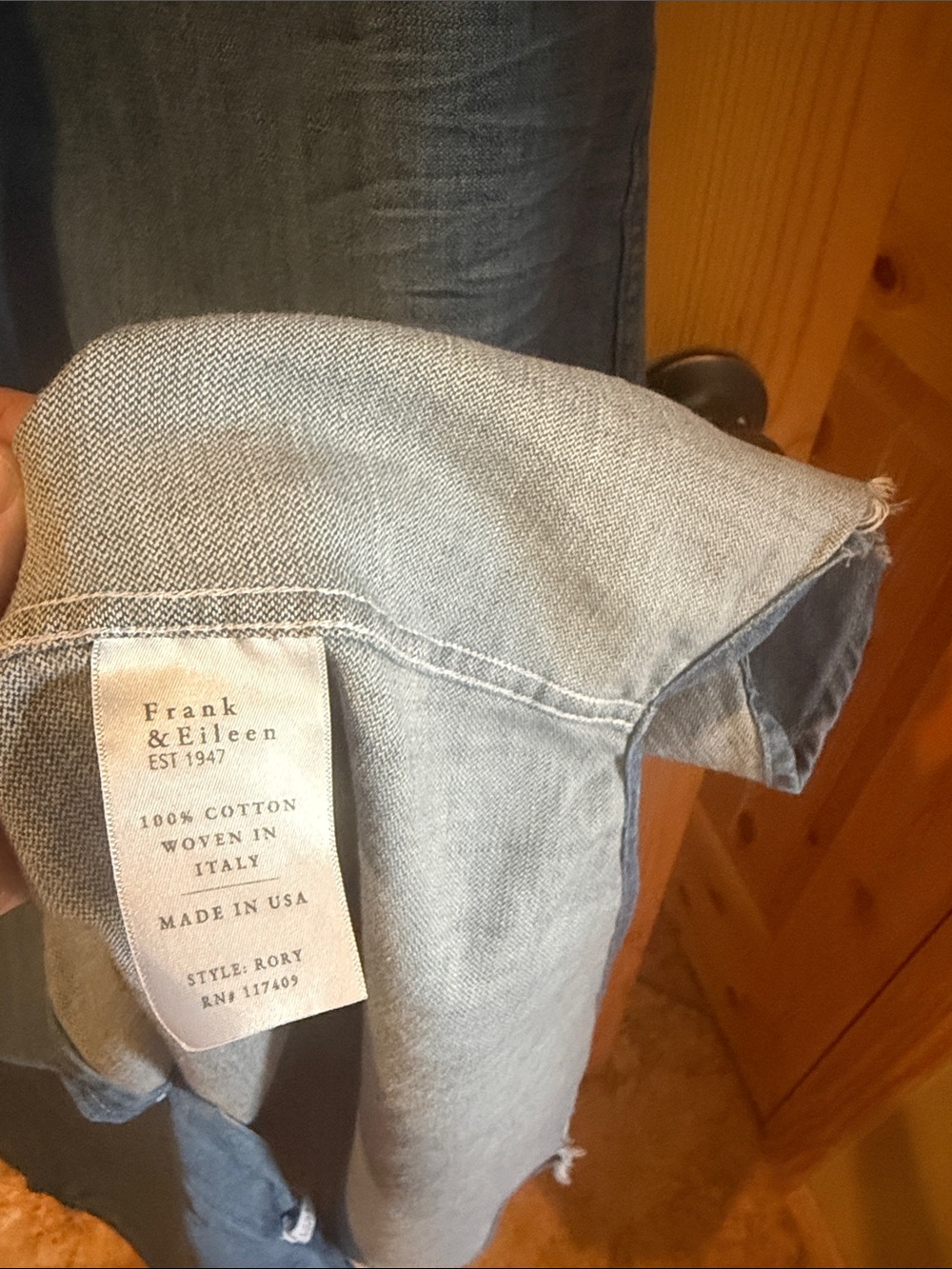 Frank & Eileen-Rory dress-size xl-famous denim - Picture 6 of 8